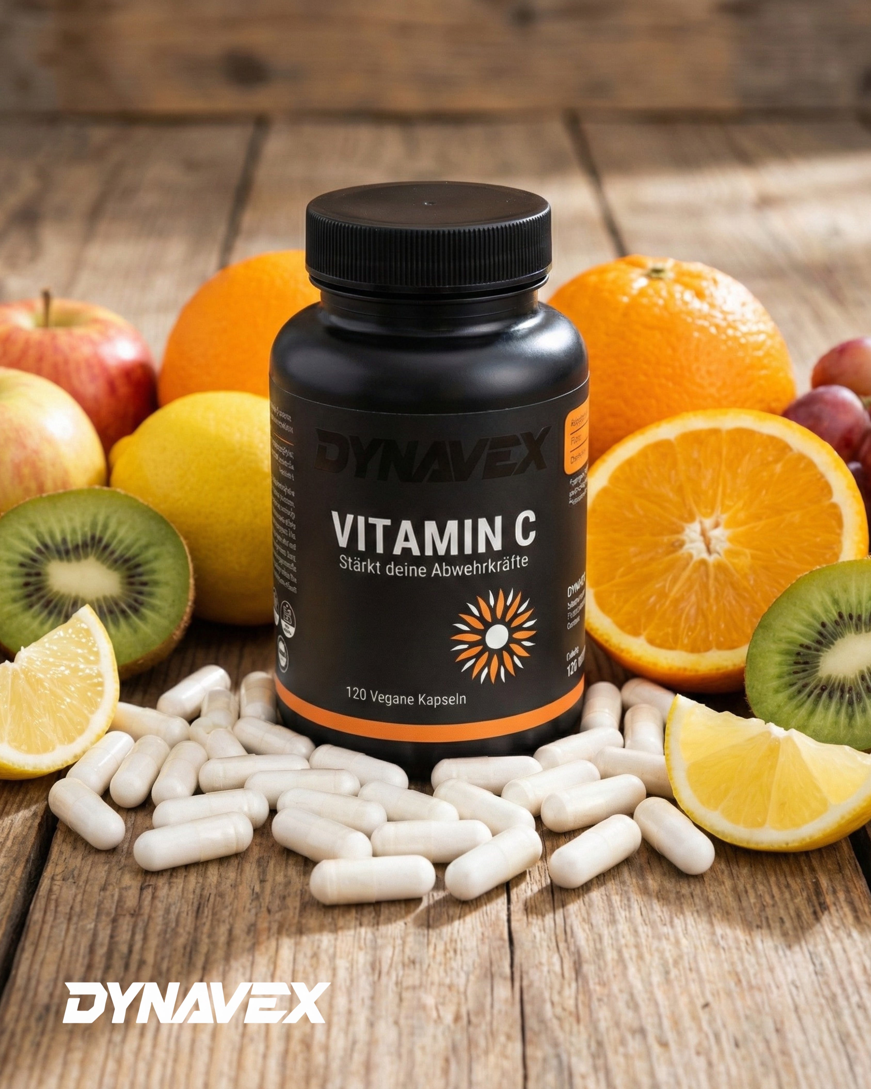 VITAMIN C, 120 Vegane Kapseln