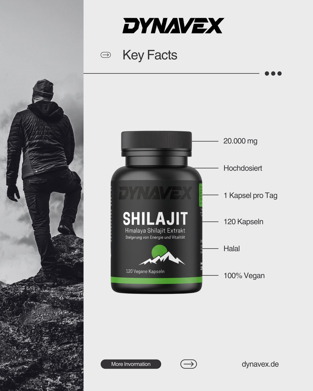 SHILAJIT, 120 Vegane Kapseln